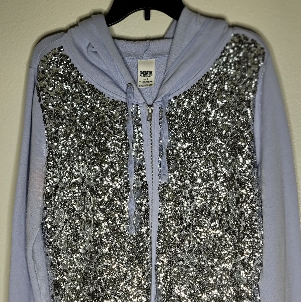 Victoria's Secret Pink Bling Sweat Jacket